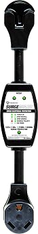 Southwire Surge Protector 120V 30AMP P&R - RV Surge Protector - 30 Amp RV Surge Unit - Circuit Tester - LED Voltage Monitor - Black - Campground Power Safety