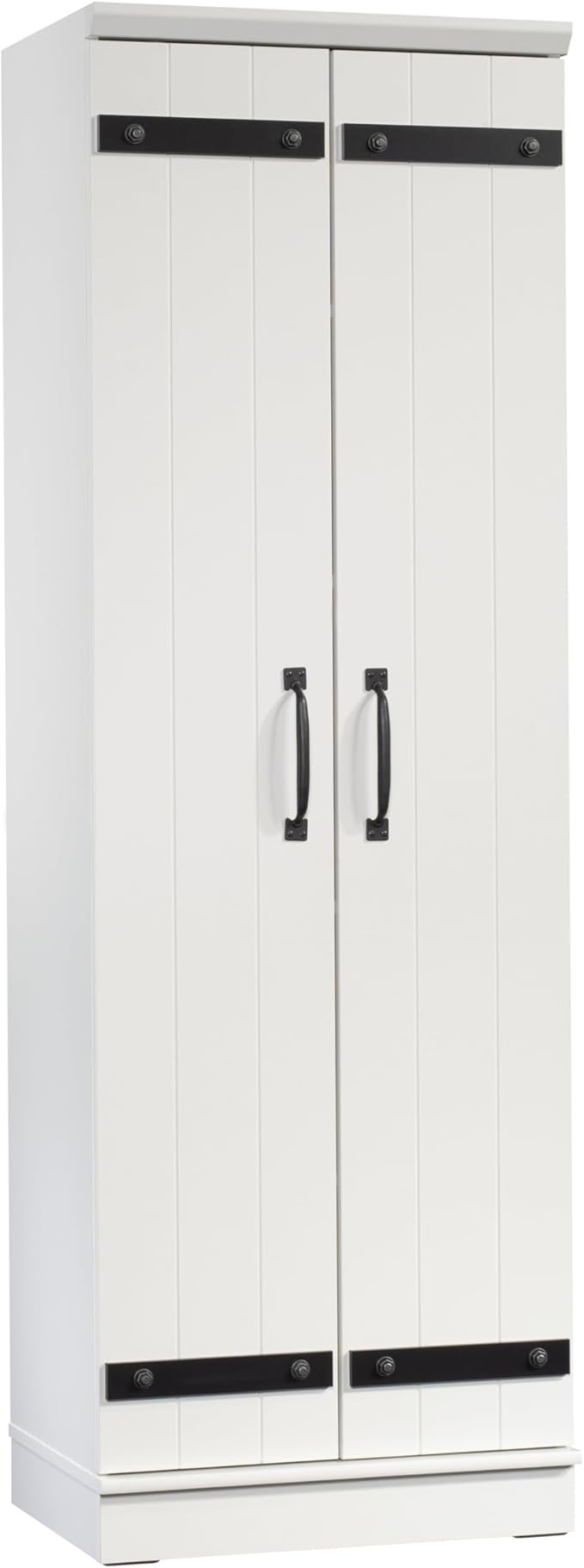 Sauder HomePlus 2-Door Kitchen Pantry Cabinet/Pantry cabinets, Soft White Finish