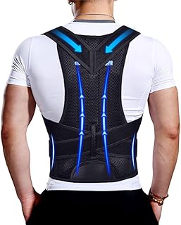 Upgraded Posture Corrector Back Brace for Men and Women, New Version Lumbar Support for Posture Improving and Pain Relief, Full Back Support for Neck, Shoulder, Waist Pain, L - Image 1