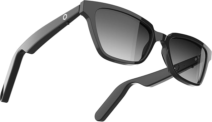Lucyd - Smart Glasses w/UV Protection for Women - Open Ear, Noise Canceling Wireless Mics, Compatible with Voice Assistants – Nebula
