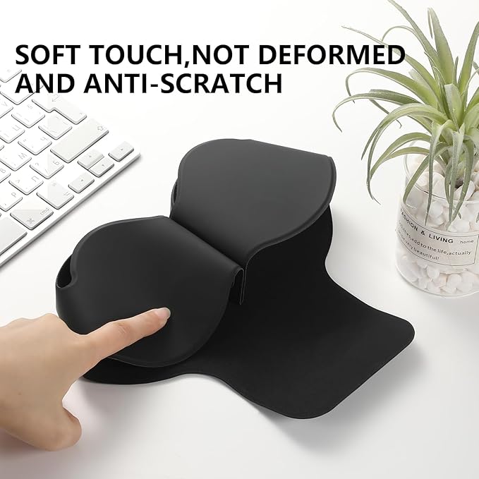 for Apple Airpods Max Case,Smart Case Cover Accessories with Sleep Mode Made by PU Leather Original Replacement Carrying Case for Airpod Pro Max Headphones, Black