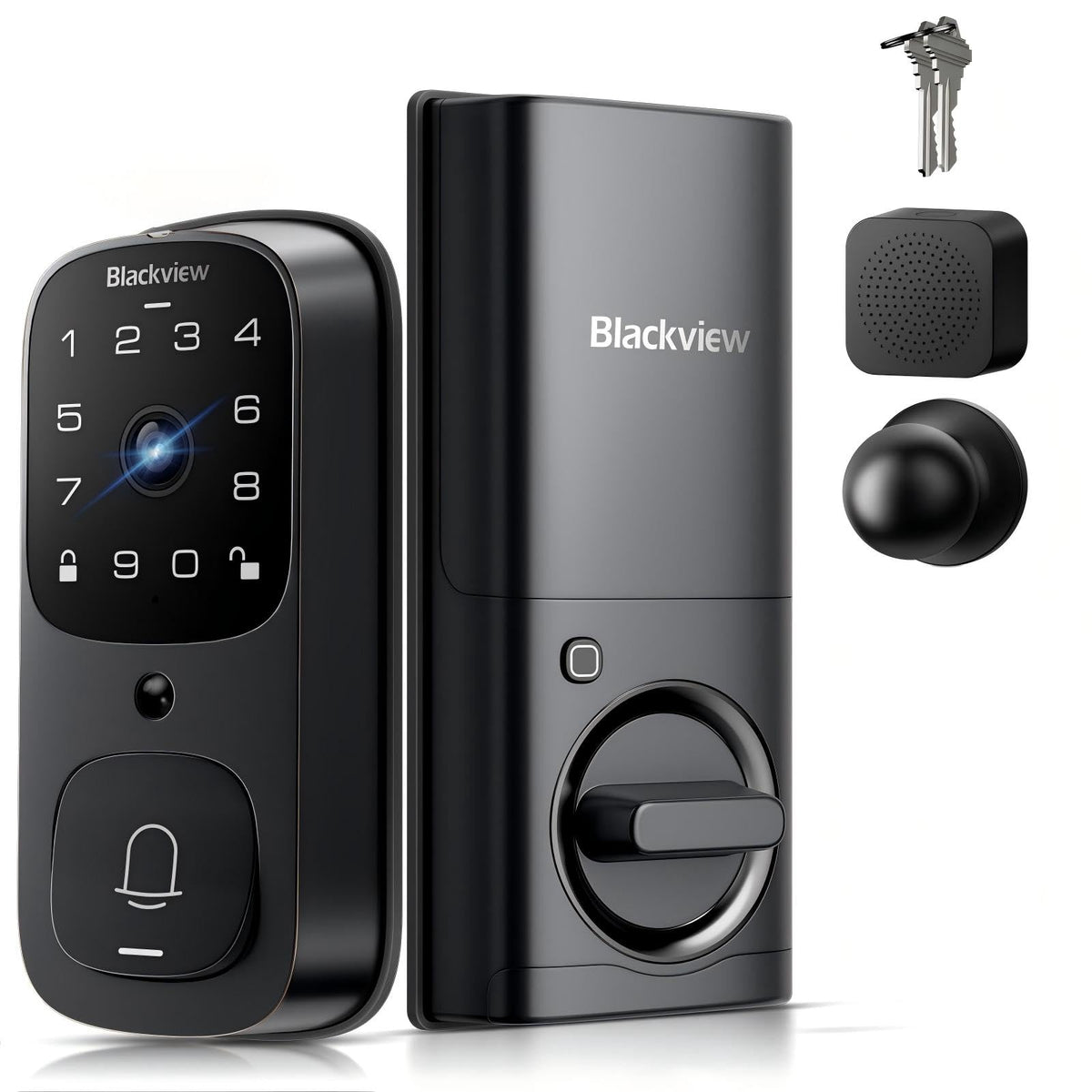 Blackview Video Smart Lock SE80, 3-in-1 3.5K Door Ca - Image 1