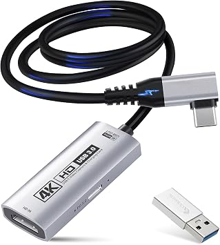 Guermok 4K USB3.0 HDMI Video Capture Card for Streaming, PD100W, 4K@60FPS