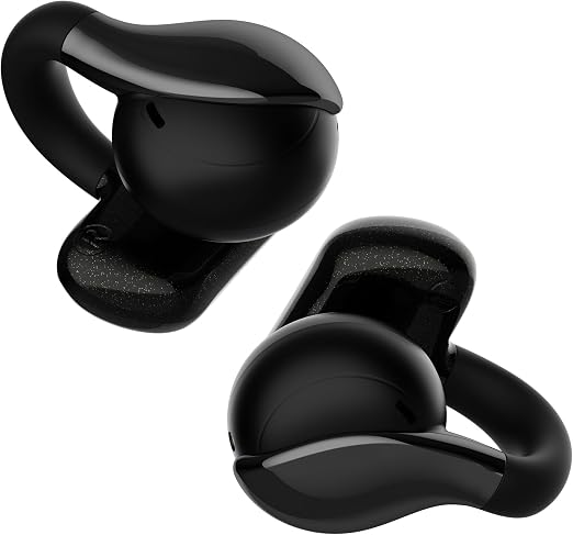 Oraolo Open Ear AC225 Earbuds, Stereo Sound, Bluetooth 6.0 Open Ear Headphones, Lightweight Comfort Clip-On Earbuds with ENC Mic for Clear Calls, 36H Playtime, Touch Control, IPX6 Waterproof