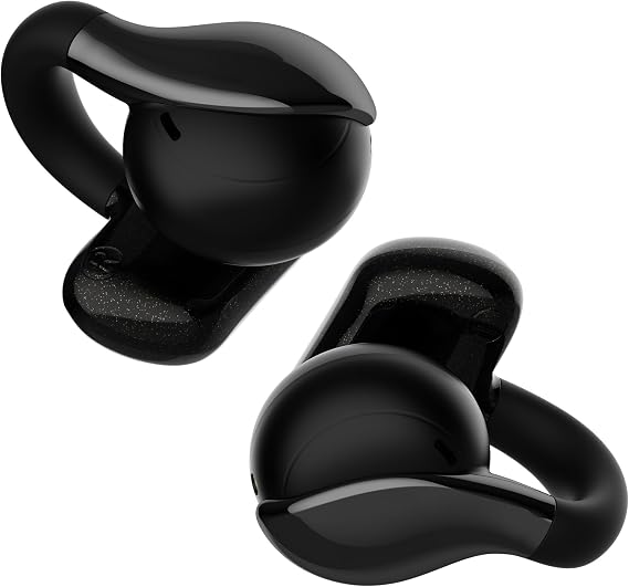 Oraolo Open Ear AC225 Earbuds, Stereo Sound, Bluetooth 6.0 Open Ear Headphones, Lightweight Comfort Clip-On Earbuds with ENC Mic for Clear Calls, 36H Playtime, Touch Control, IPX6 Waterproof