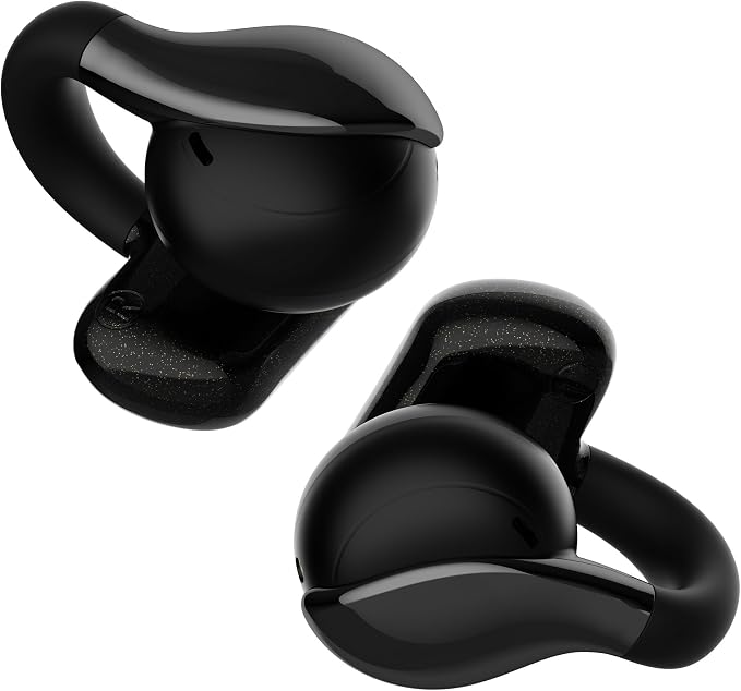 Oraolo Open Ear AC225 Earbuds, Stereo Sound, Bluetooth 6.0 Open Ear Headphones, Lightweight Comfort Clip-On Earbuds with ENC Mic for Clear Calls, 36H Playtime, Touch Control, IPX6 Waterproof