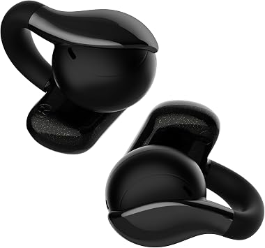 Oraolo Open Ear AC225 Earbuds, Stereo Sound, Bluetooth 6.0 Open Ear Headphones, Lightweight Comfort Clip-On Earbuds with ENC Mic for Clear Calls, 36H Playtime, Touch Control, IPX6 Waterproof