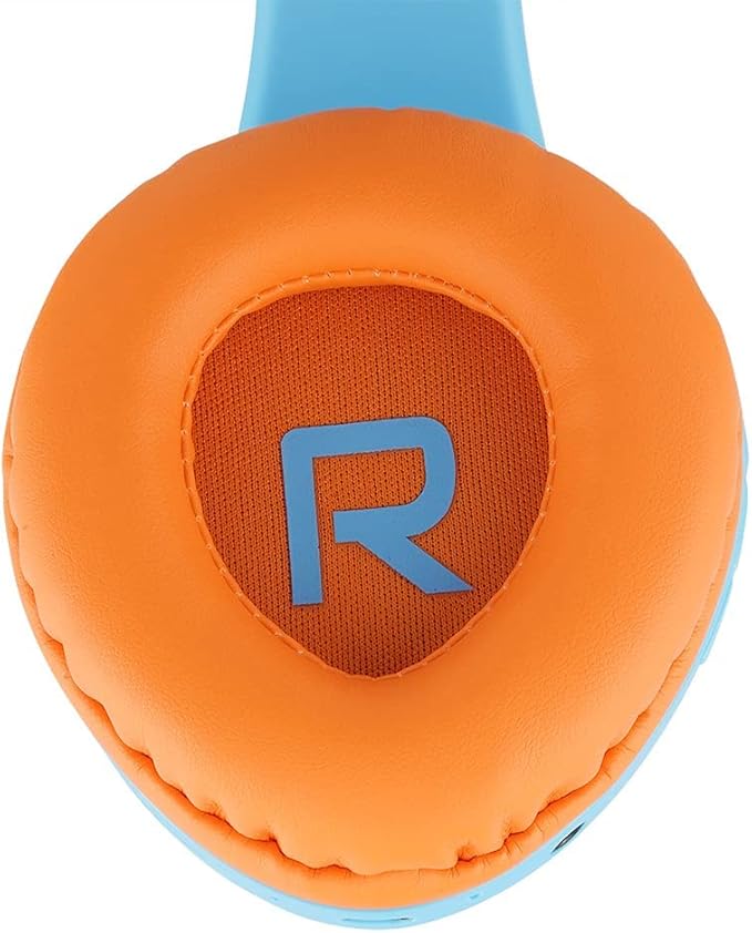 PowerLocus Kids Headphones Over-Ear, Bluetooth Wireless Headphones for Kids,with Microphone, Safe 85DB Volume Limited, Foldable with Carry Case, Audio Cable, Micro SD mode for Online Classes,PC,Phones