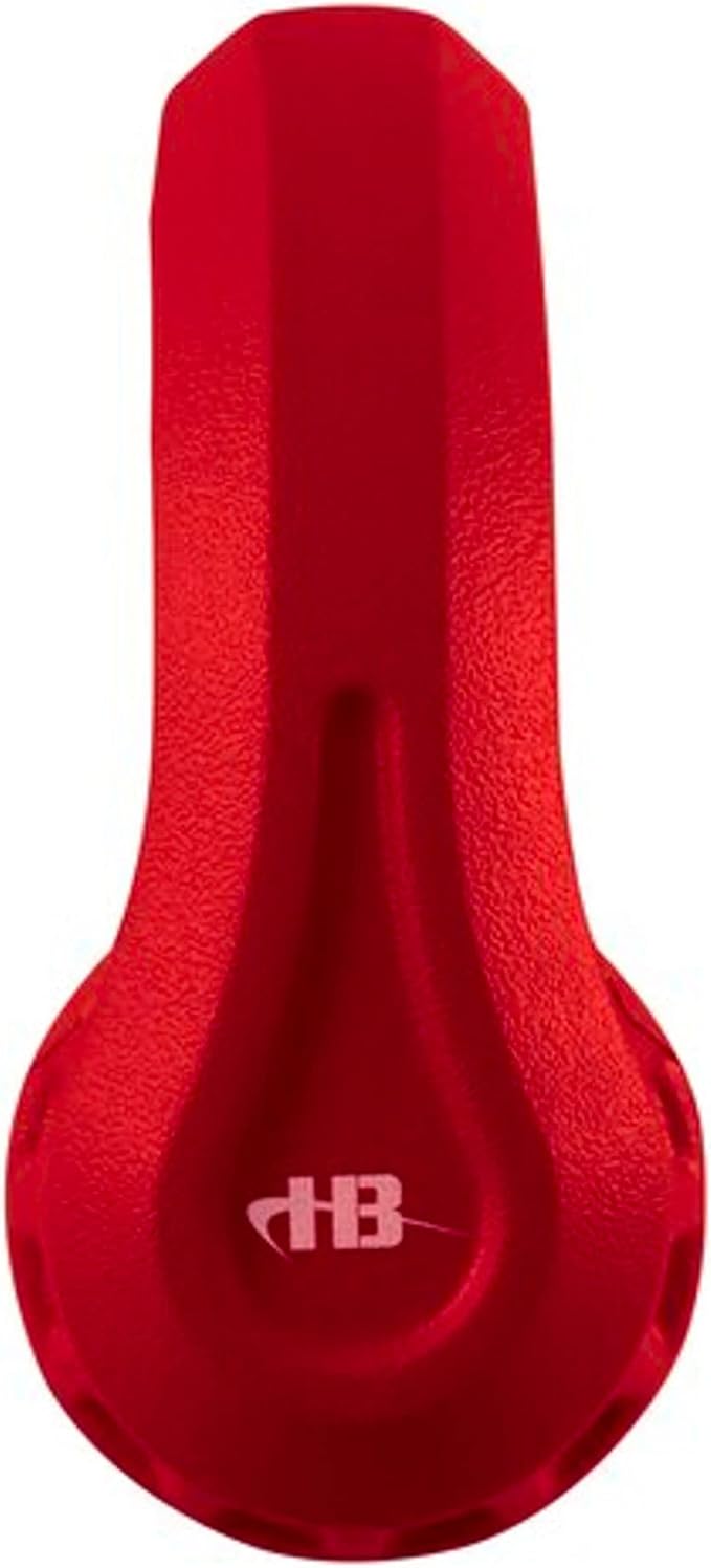 HamiltonBuhl Flex‑Phones Kids Foam Headphones 10‑Pack – Durable EVA Foam, Volume‑Limited 85 dB, Chew‑Resistant Dura‑Cord, Safe BPA‑Free Design for Classroom Use – Red