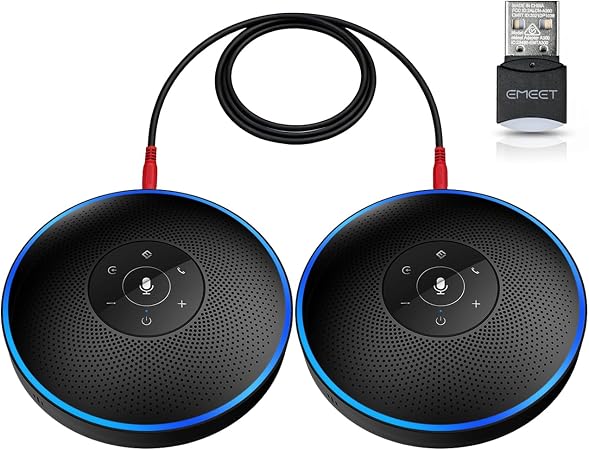 EMEET M220 Bluetooth Speaker, Daisy Chain/Use Alone up to 16 attendees