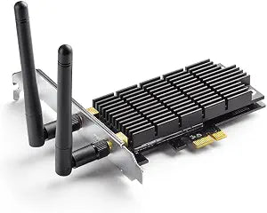 TP-Link AC1300 PCIe WiFi PCIe Card(Archer T6E)- 2.4G/5G Dual Band Wireless PCI Express Adapter, Low Profile, Long Range, Heat Sink Technology, Supports Windows 10/8.1/8/7/XP