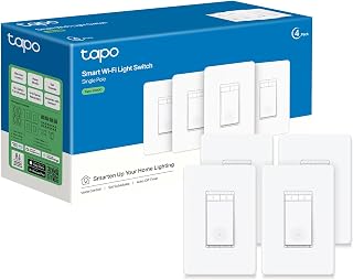 Tapo Smart Dimmer Switch, Single Pole, Need Neutral Wire, S500D(4-Pack) - Image 1