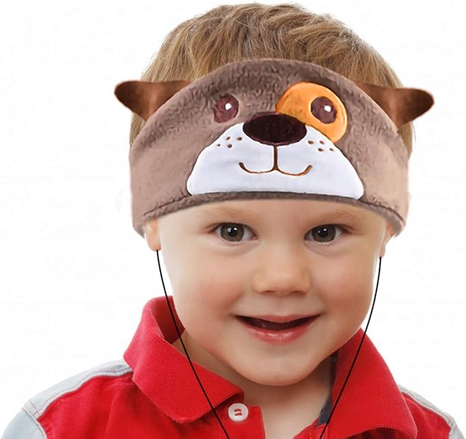 Contixo H1 Kids Headphones, 85dB Volume Limiting with Adjustable Speakers Soft Children Fleece Headband Toddler Headphones