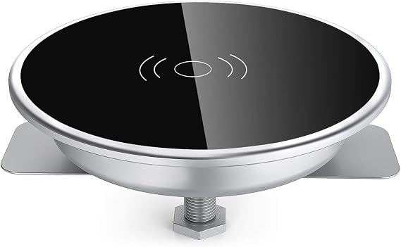 Embedded Desk Wireless Charger, Recessed Grommet Mount for iPhone