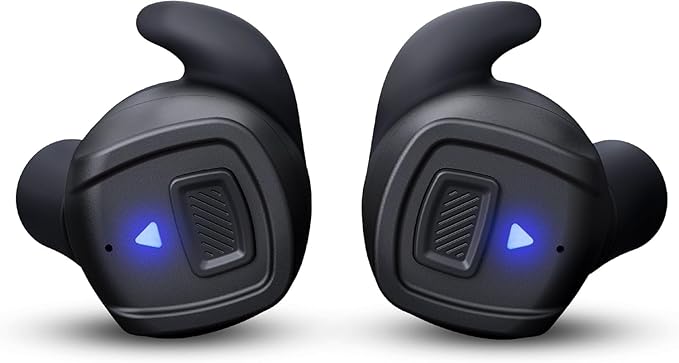 GLORYFIRE Shooting Ear Protection Earplugs, Bluetooth Hearing Protection Earbuds for Noise Reduction(Onyx)