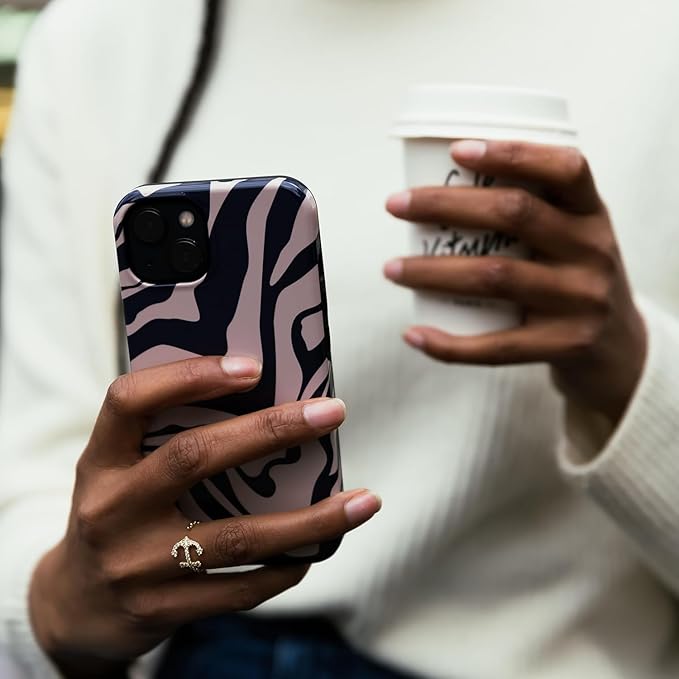 BURGA Phone Case for iPhone 16 - Cute, Trendy, Aesthetic, Pattern Phone Cover, Hard Shell Protection - fits Apple iPhone 16 Case for Women and Men