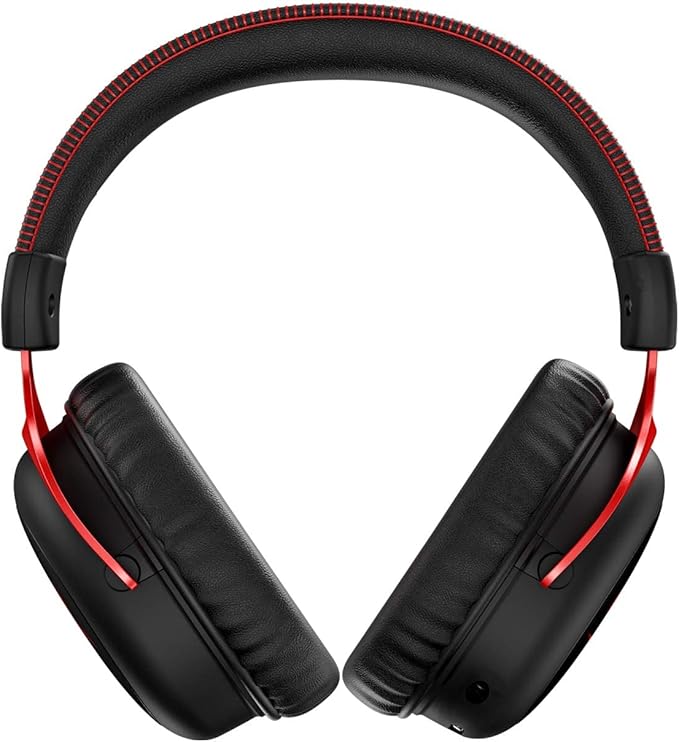 HyperX Cloud II Wireless - Gaming Headset for PC, PS5, PS4, Long Lasting Battery Up to 30 Hours, DTS Headphone:X Spatial Audio, Memory Foam, Detachable Noise Cancelling Microphone with Mic Monitoring