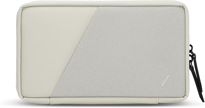 Native Union Stow Organizer – Premium Travel Tech Kit Crafted with Durable Canvas – Keep Essentials Organized with Flexible Storage & Quick-Access Pocket for Cable, Charger, SIM Card & More(Sandstone)