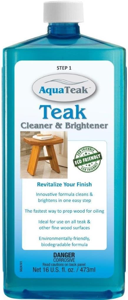 AquaTeak Care Kit: Premium Teak Oil & Teak Cleaner & Brightener