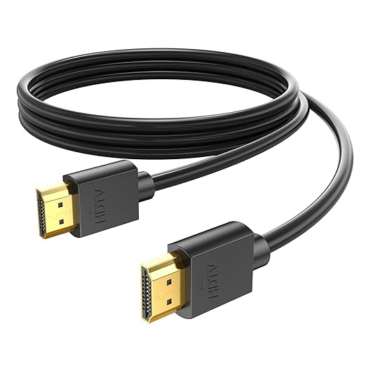 6 FT HDMI Cable 3-Pack, 4K HDMI to HDMI Cable 6FT,High Speed Shielded HDMI 2.0 Cord with 2k@165/144Hz,HDCP 2.2, HDR, ARC & CL3 Rated | for Laptop, Monitor, TV PS5, PS4, Xbox One, Fire TV, Soundbar