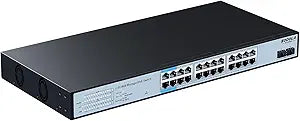 SODOLA 24 Port 2.5Gb PoE Switch, Easy Managed,500W, 2 x 10G SFP+