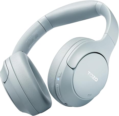 TOZO Hybrid Active Noise Cancelling Headphones, Hi Res Audio