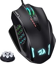 Redragon M908 Wired MMO RGB Gaming Mouse 12400 DPI Remapping Keys - Image 1
