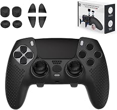 PS5 Edge Controller Cover - Protective Case for PlayStation 5 Edge with 4PCS Thumb Grip Caps & L2 R2 Trigger Extender (PS5 Edge) - Image 1