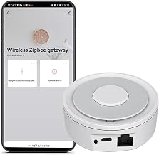 Tuya ZigBee 3.0 Hub: WiFi Smart Home hub, Zigbee Hub Gateway, Smart Life App & Voice Control, Intelligent Home Bridge, Smart Remote Controller Compatible with Alexa Google Assistant (Wired)