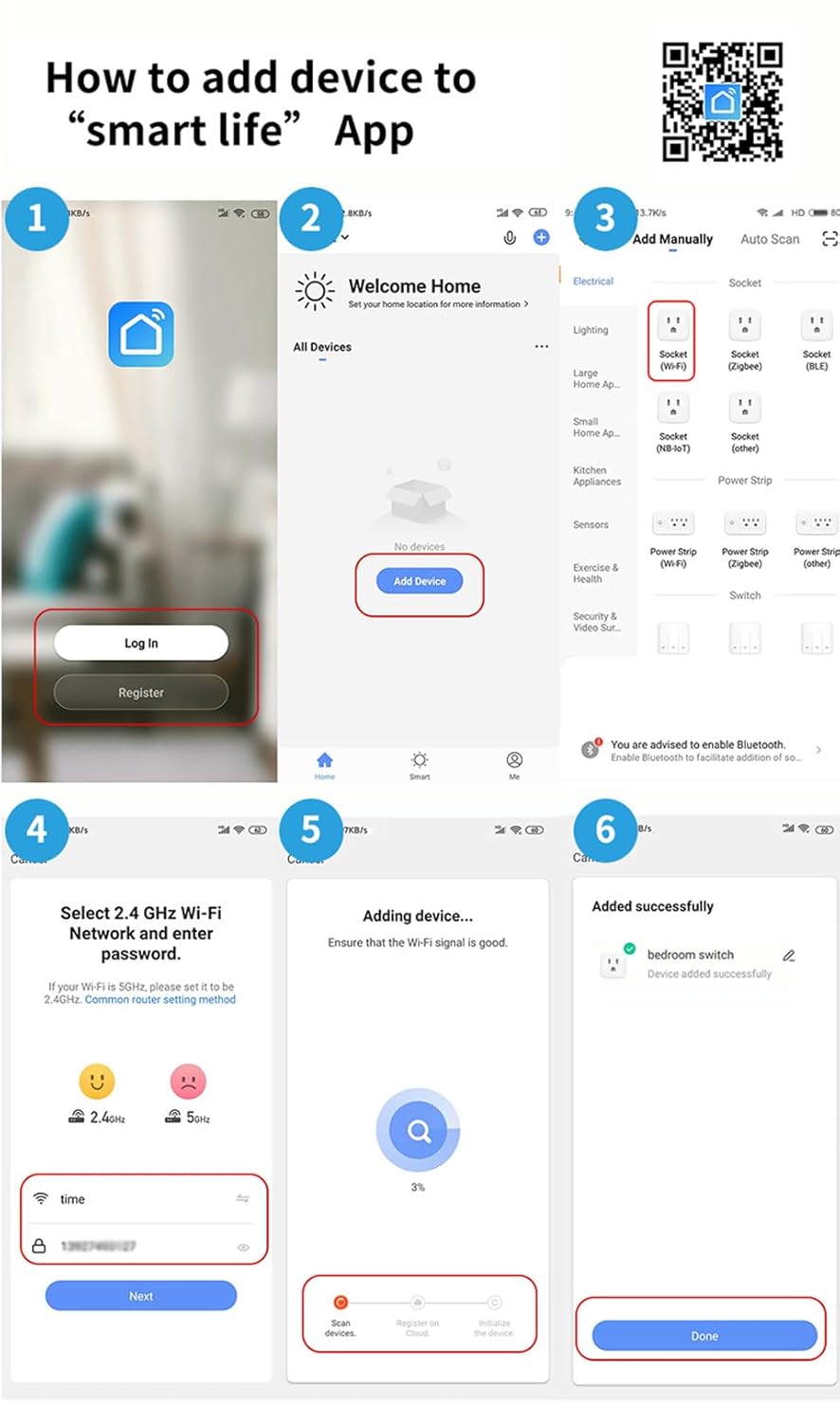 Smart WiFi Plug 4-Pack — Alexa & Google Assistant Compatible