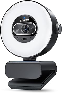 EMEET S600L 4K Webcam for Streaming with Ring Light, 1/2" Sensor, 0.2S PDAF - Image 2