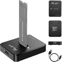 Tool-Free M.2 NVMe & SATA to USB C Dock, 10Gbps SSD Reader Adapter - Image 1