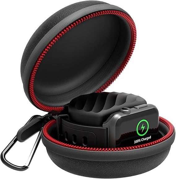 HALLEAST Travel Case for Apple Watch Charger, Portable Carrying Holder