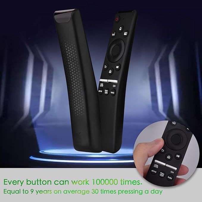 Voice Replacement Remote for Samsung Smart TV: Compatible with BN59-01312A,for All 2018 to 2024 TVs,with Voice Function for All Samsung Smart TVs,with 3 Shortcuts