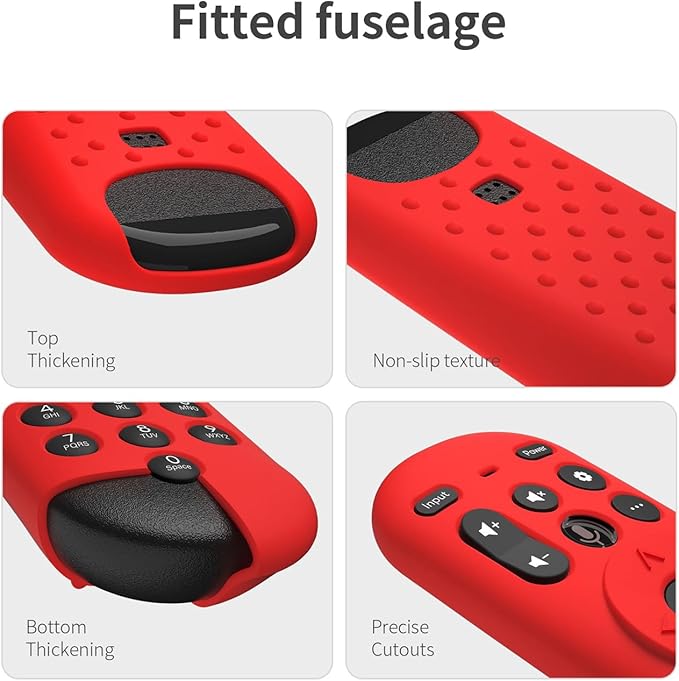 Remote Control Cover for Xumo Steam Box Remote Silicone Case Compatible with Pioneer Xumo TV Remote Shockproof Protective Silicone Sleeve (Glow Blue)
