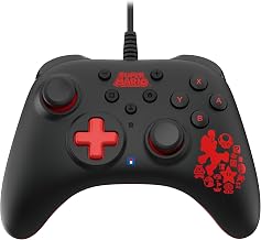 HORI Nintendo Switch HORIPAD Turbo (Mario) Ergonomic Wired Controller Pad - Offically Licensed by Nintendo - Image 1