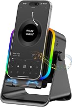 TARKARI Wireless Induction Speaker, Phone Stand with Wireless Charging Function, Bluetooth Phone Speakers Amplifier for iPhone Android, Birthday Gifts for Men Women Him - Image 1