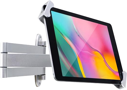 Tablet Wall Mount fold Holder for 7 to11 Tablet, with Lock