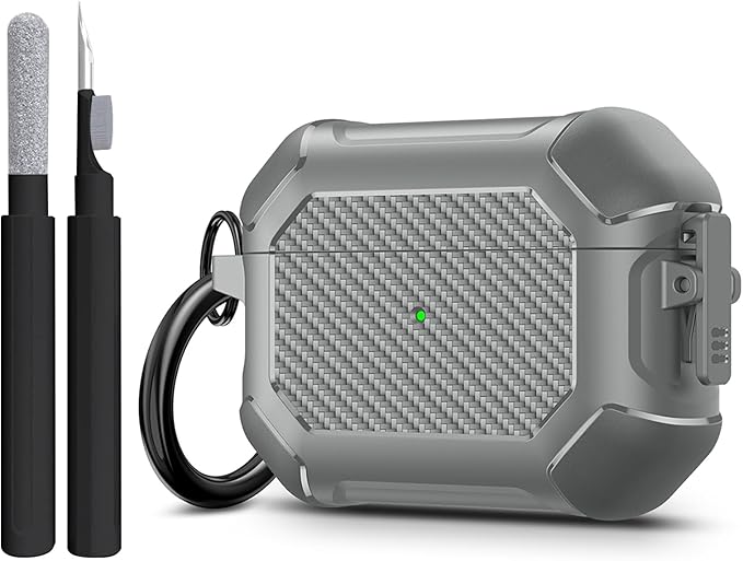 Compatible with Airpods Pro 3 Case(2025),for Airpods Pro 3rd Generation Cases Cover with Keychain Cleaner Kit Soft Silicone Shockproof Cover for Women Men