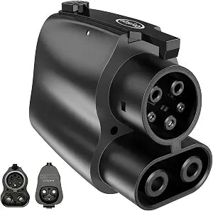 NACS to CCS Adapter, Tesla Supercharger Adapter 500A/1000V DC Fast Charging, Fit for V3/V4 Tesla Chargers, Compatible with Ford Rivian GM Nissan Volvo CCS1 EVs