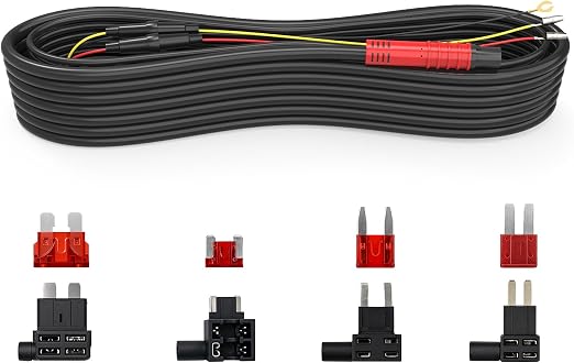 Dash Cam Hardwire Kit, Fuse Box Power Harness