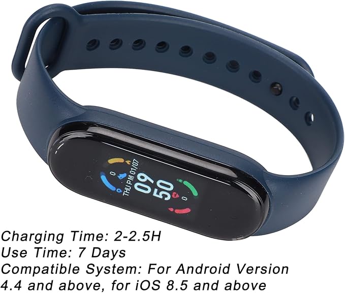 PUSOKEI Fitness Tracker with Heart Rate Monitor,Smart Watch Activity Tracker Pedometer Sports Bracelet with Sleep Monitor Step Calorie Counter Wristband