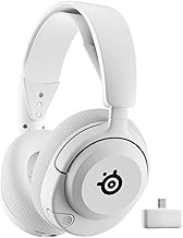 SteelSeries Arctis Nova 5P Wireless Multi-System Gaming Headset — White — Neodymium Magnetic Drivers — 100+ Audio Presets — 60 HR Battery — 2.4GHz or BT — Gen2.X Mic — PS5, PS4, PC, Switch, Mobile - Image 1
