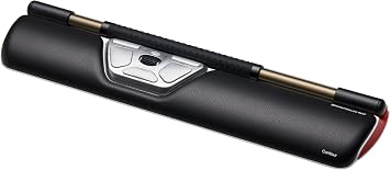 Contour RollerMouse Red Ergonomic Mouse for Shoulder Forearm Wrist Strain Relief for RSI Carpal Tunnel Centered Rollerbar 6 Customizable Buttons 10 Speed Settings Mac/PC Compatible Wireless - Regular