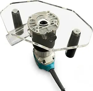 Router Base Plate Compatible with RT0701C&XTR01Z,6" x 10" Clear Acrylic
