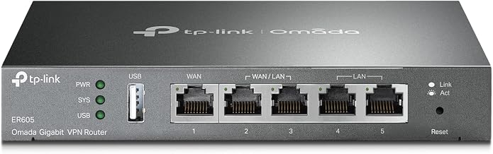 TP-Link ER605, Wired Gigabit VPN Router