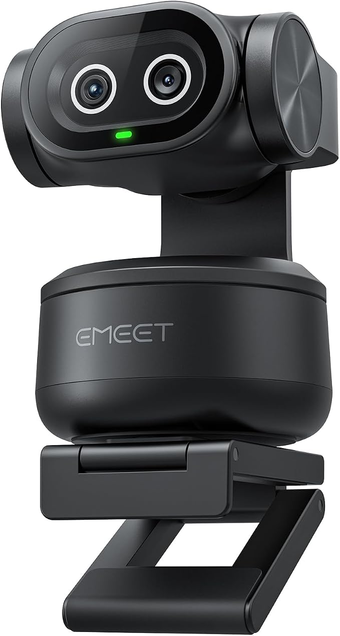 EMEET PIXY Dual-Camera AI-Powered PTZ Camera 4K, AI Tracking