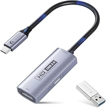 Guermok 4K USB3.0 HDMI Capture Card with PD 100W, 2K@30FPS or 1080P@60FPS