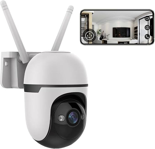 Ivy Smart 5MP Smart Camera, Global Management Platform Ivy IoT, Night Vision, Two-Way Audio, AI Algorithms, 360° Rotation, Cloud Storage, Live Streaming & Recording, APP Control, Multi-User Sharing