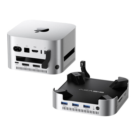 ACASIS 40Gbps Mac mini Dock & Stand with Dual-Bay NVMe SSD Enclosure